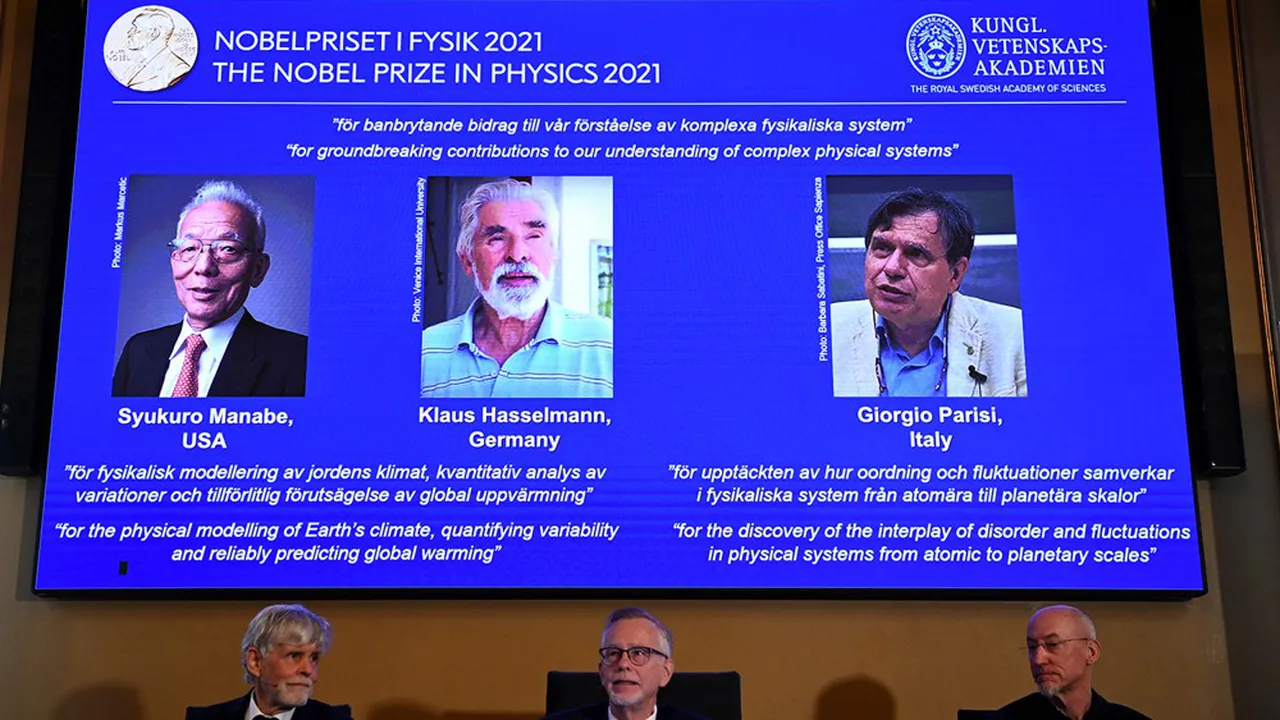 Le Nobel de physique à deux experts du climat et un théoricien italien